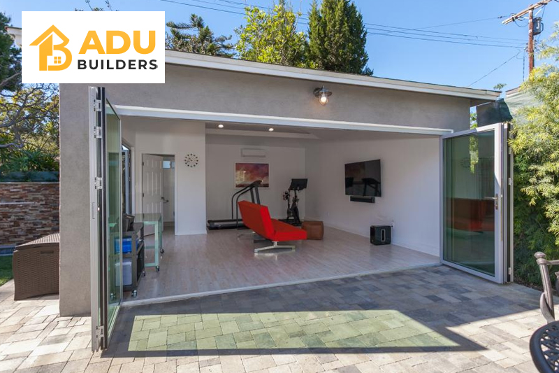 Garage Now Converted Into A Living Space