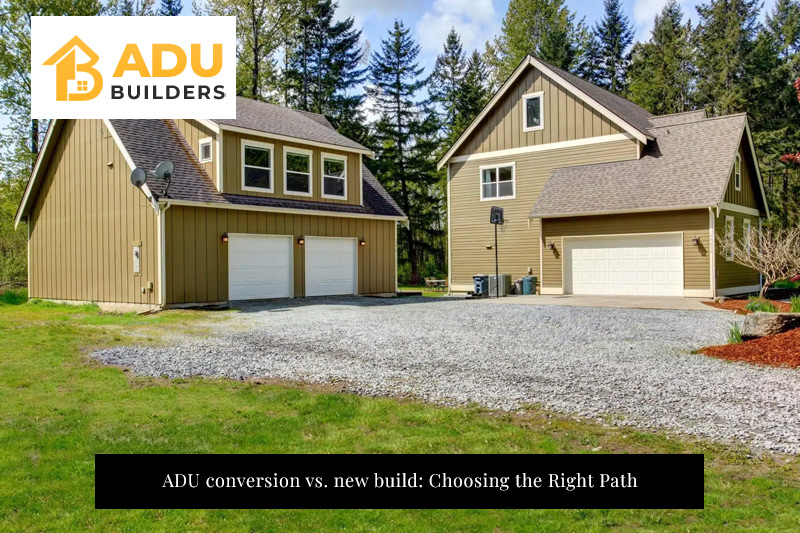 New Build ADU Exterior - Modern Design and Spacious Living